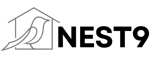 Green Minimalist Bird House Logo